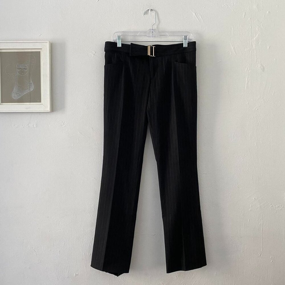vintage gucci pinstripe trousers
